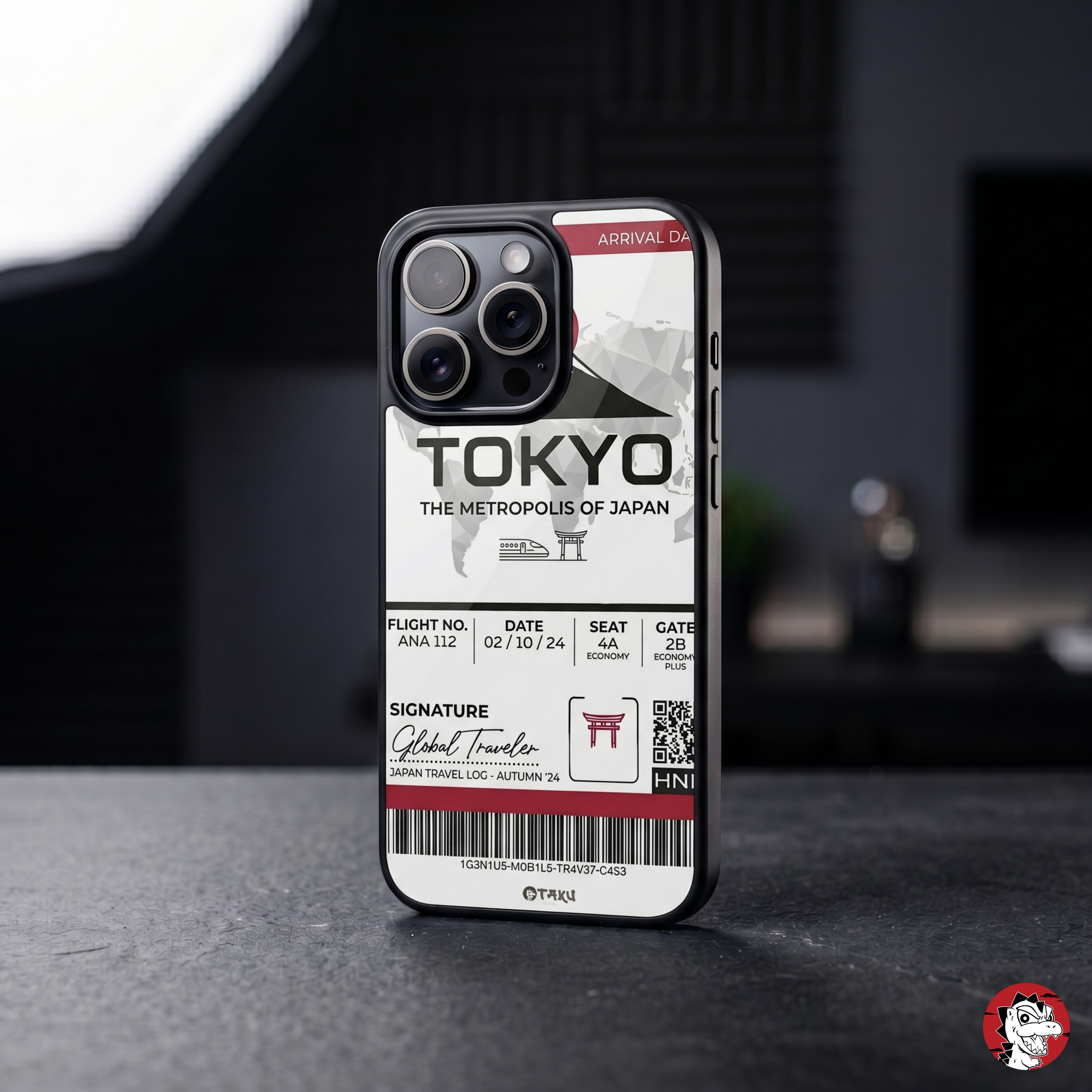 Tokyo Ticket mobile cover