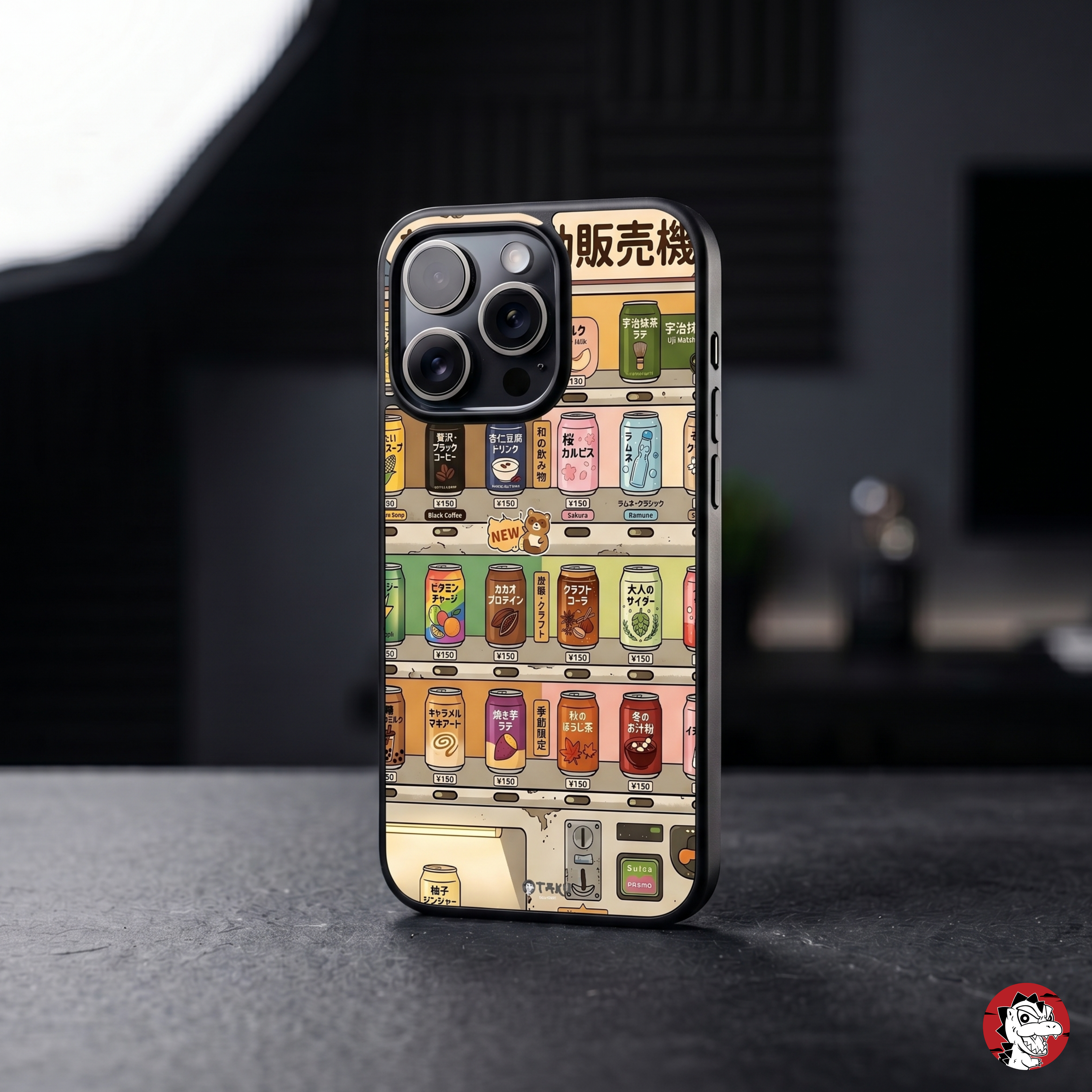 Soda vending machine mobile cover