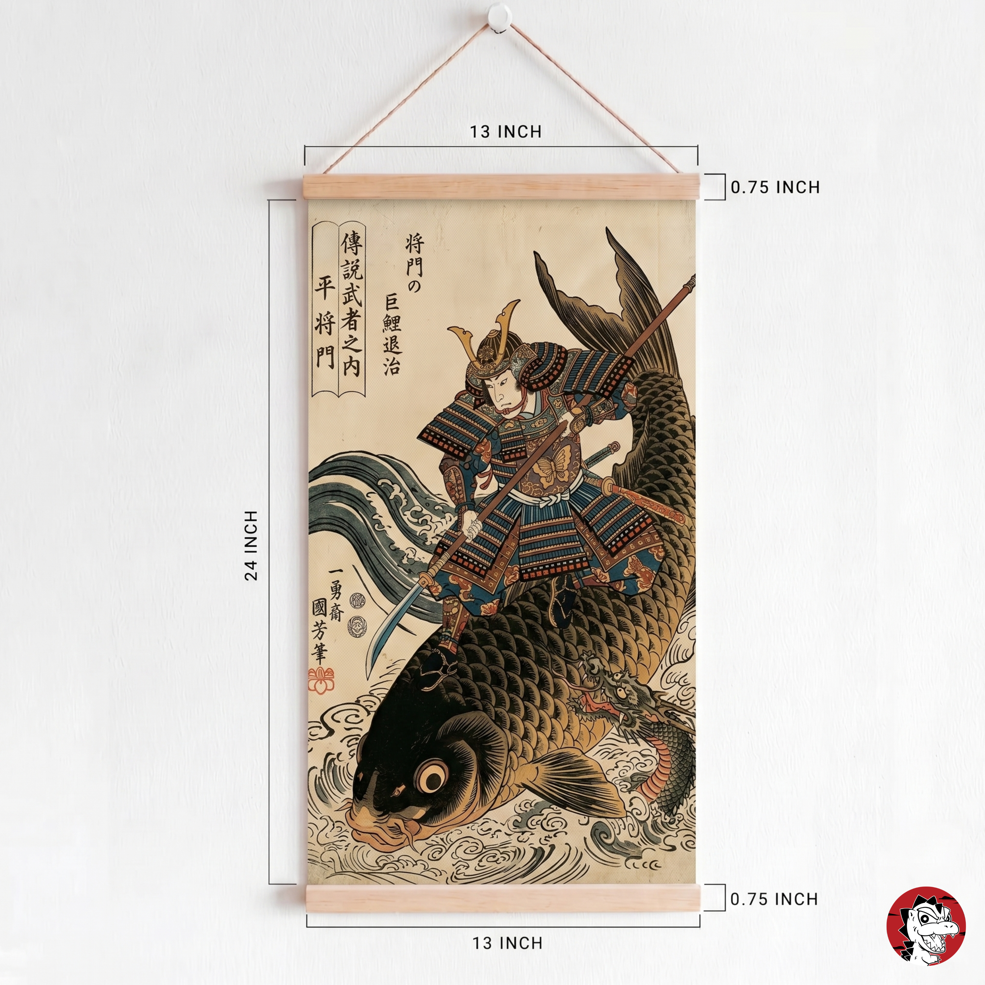 Japnese Samurai Canvas artwork