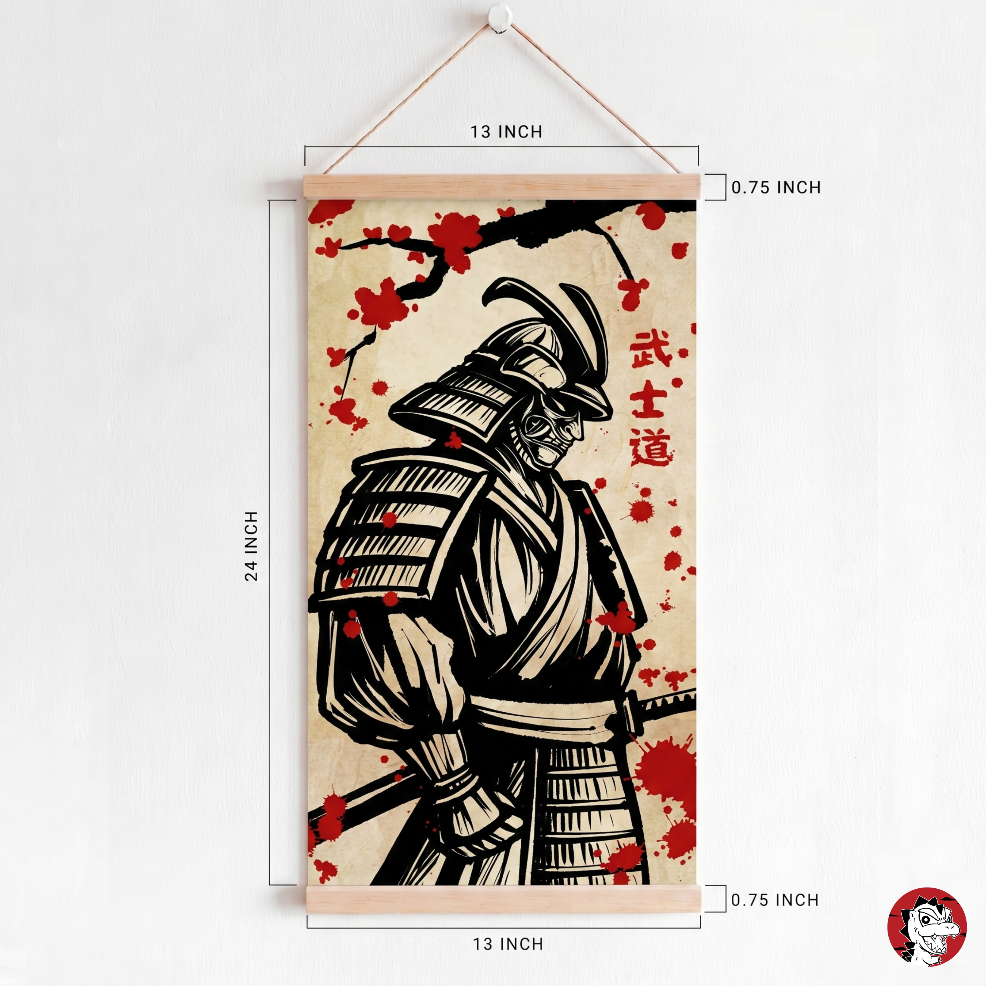 Samurai Canvas artwork