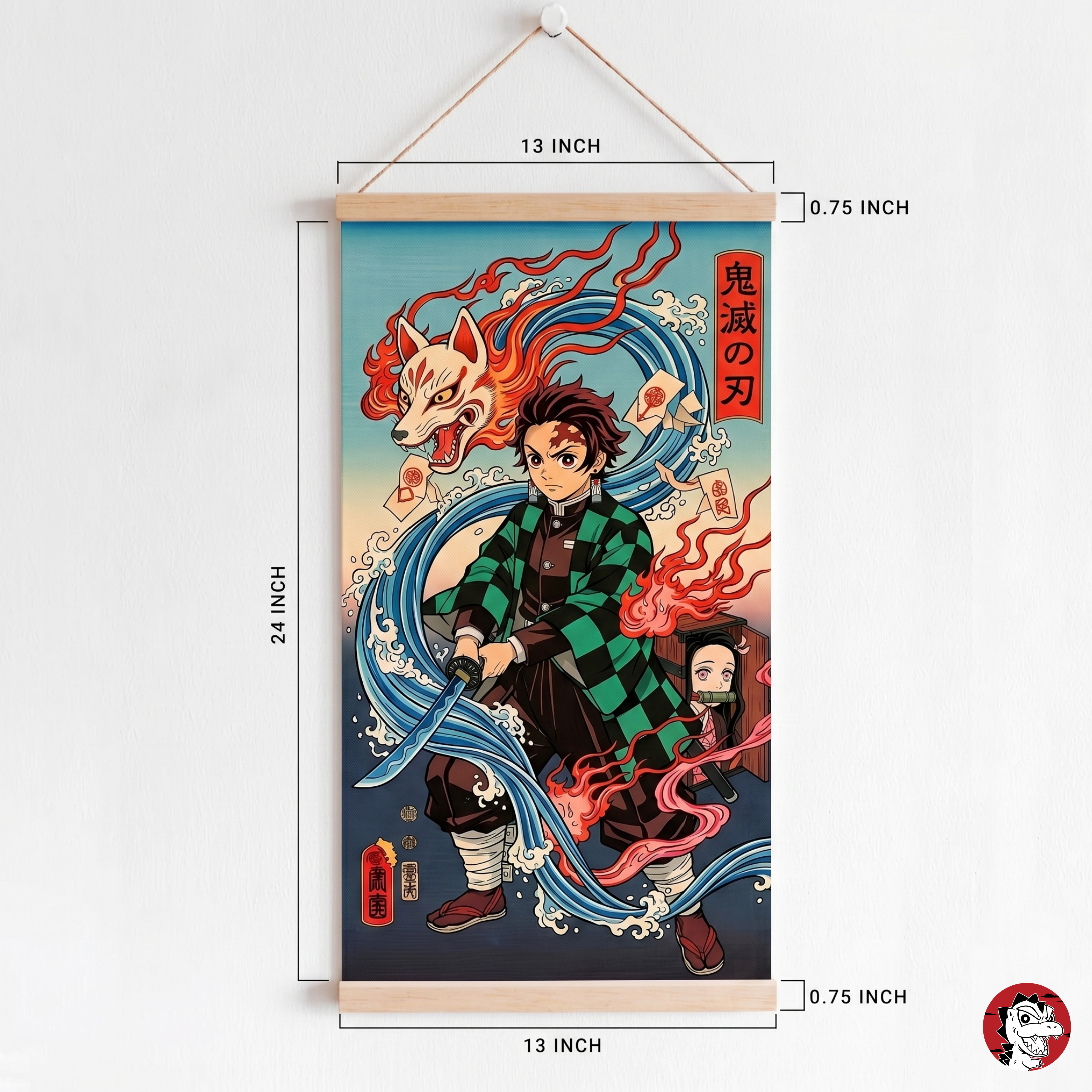 Tanjiro Canvas artwork