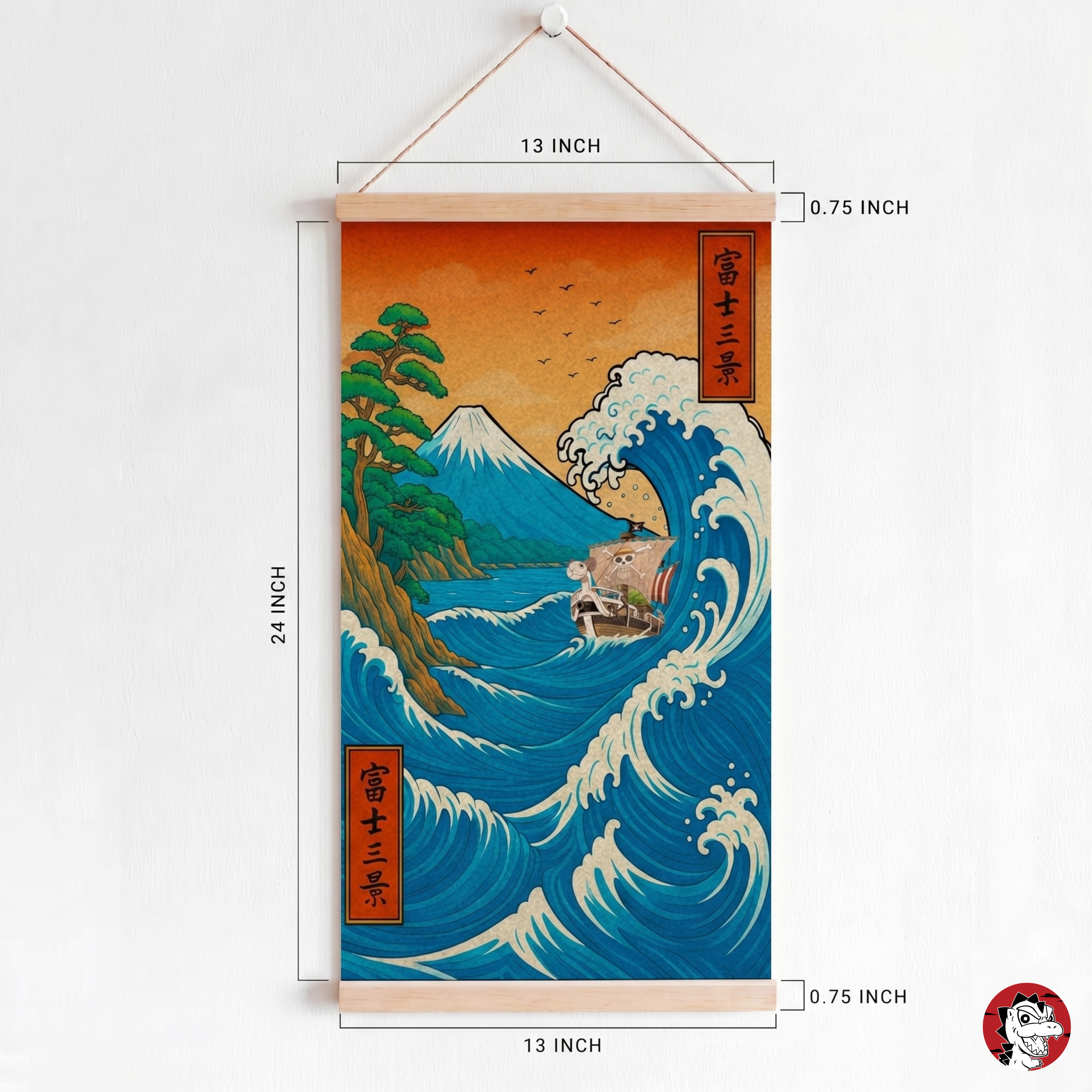 Waves Canvas artwork