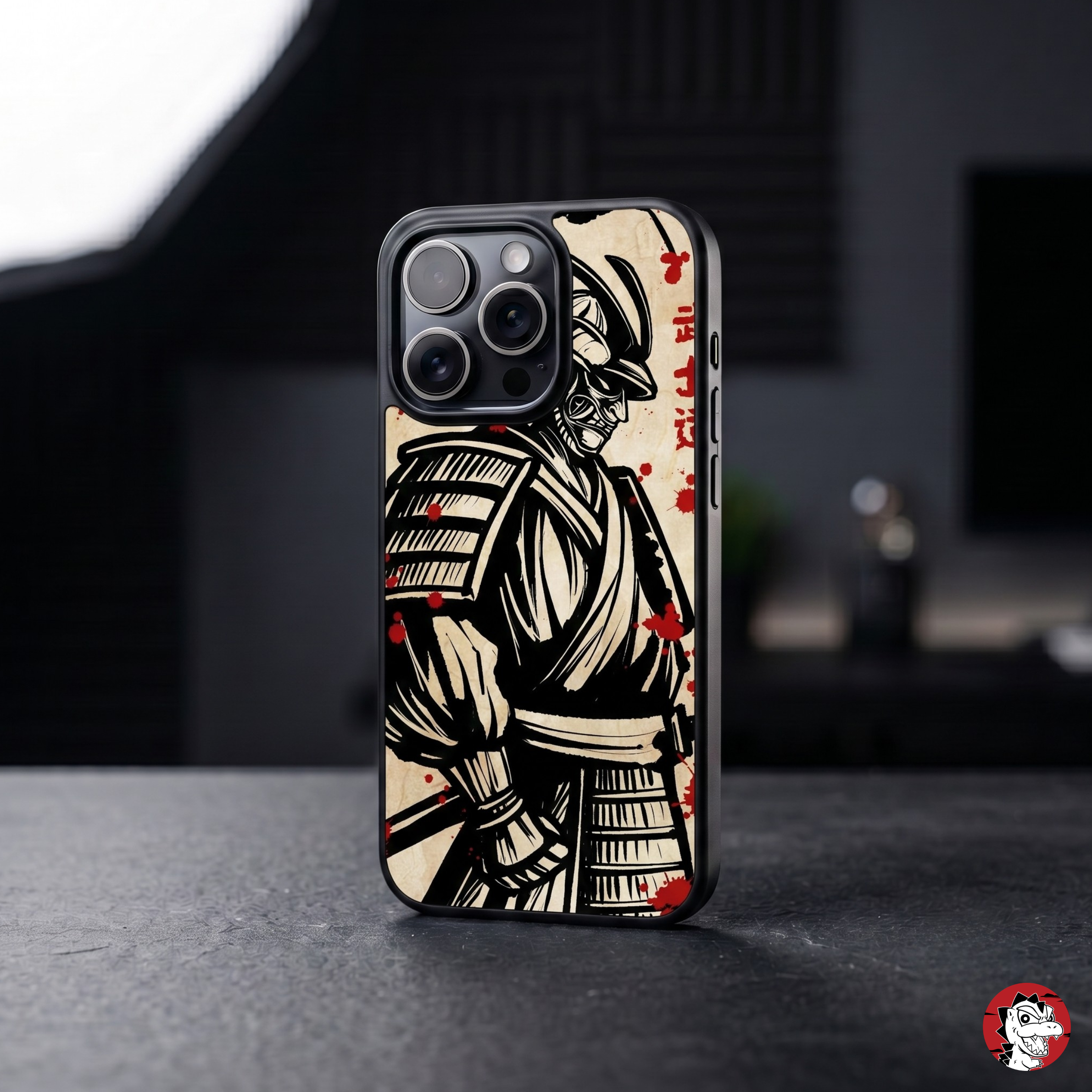 Samurai mobile cover