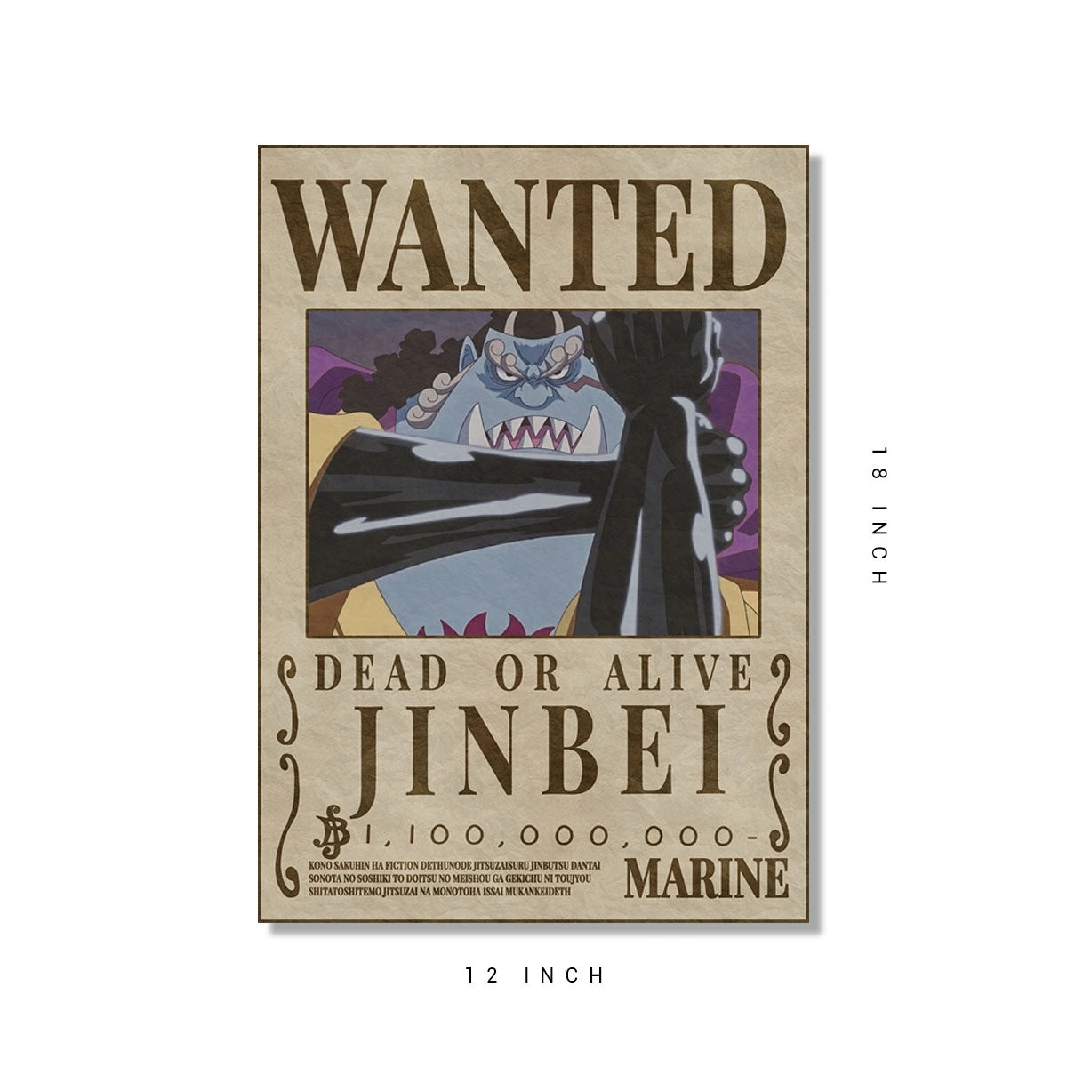 Jinbei wanted poster