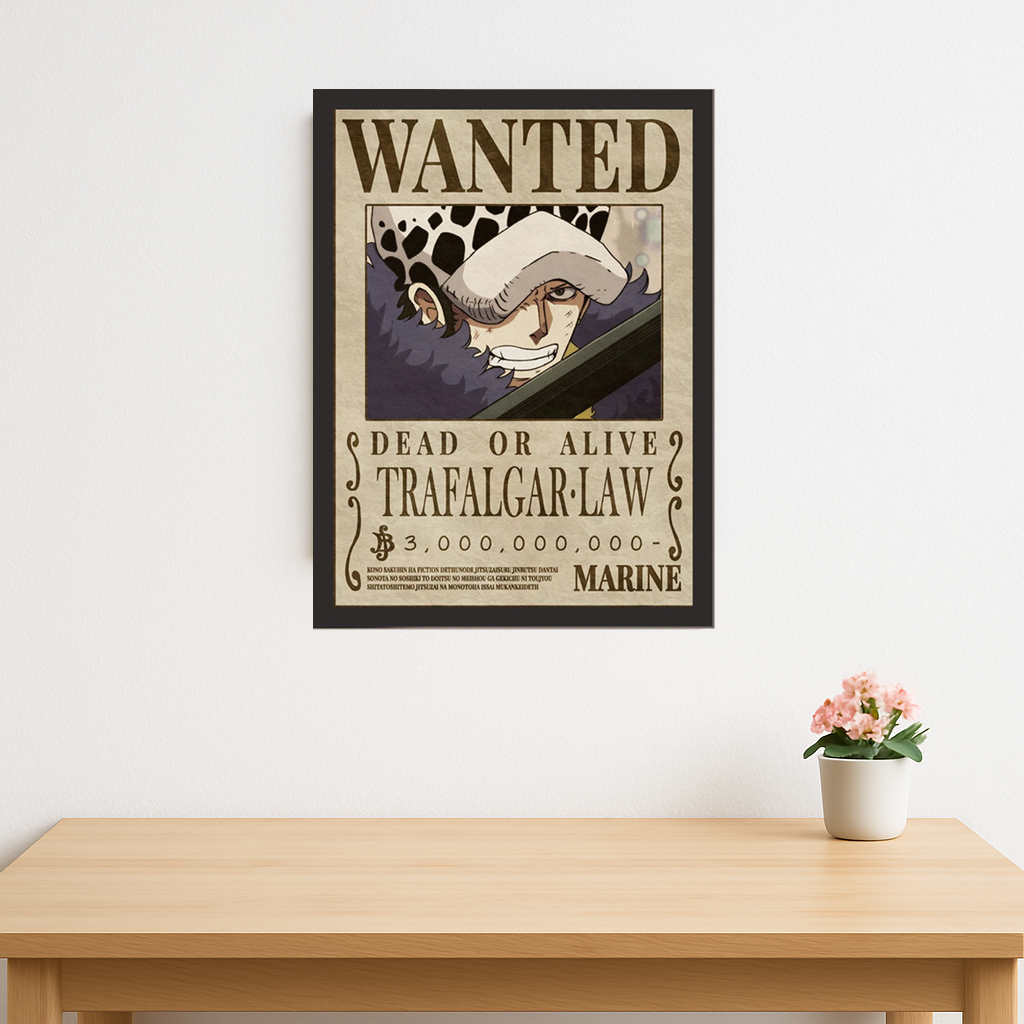 Trafalgar law wanted poster