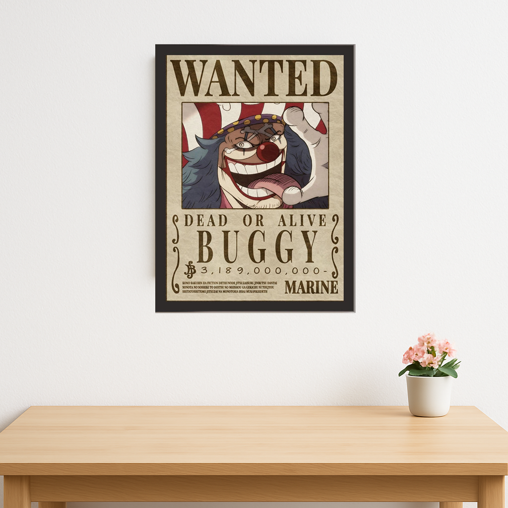 Buggy wanted poster