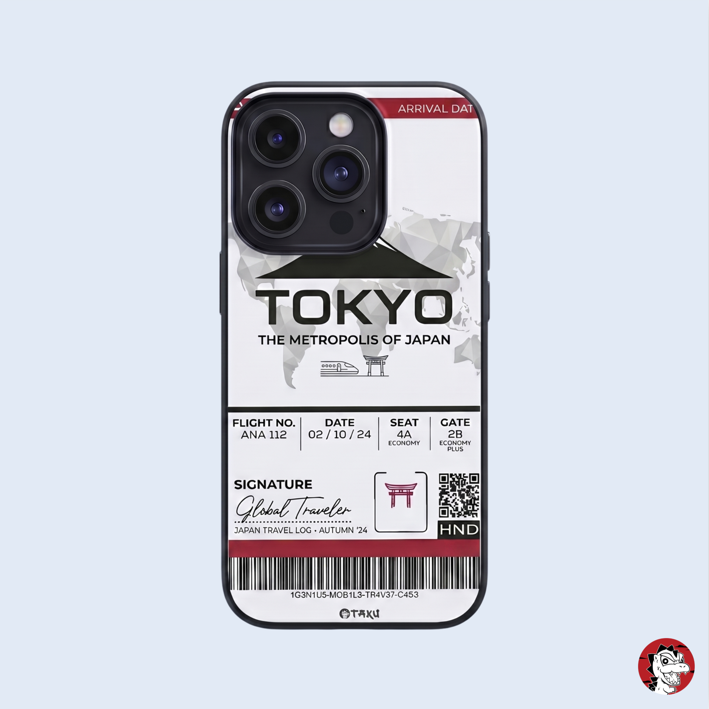 Tokyo Ticket mobile cover
