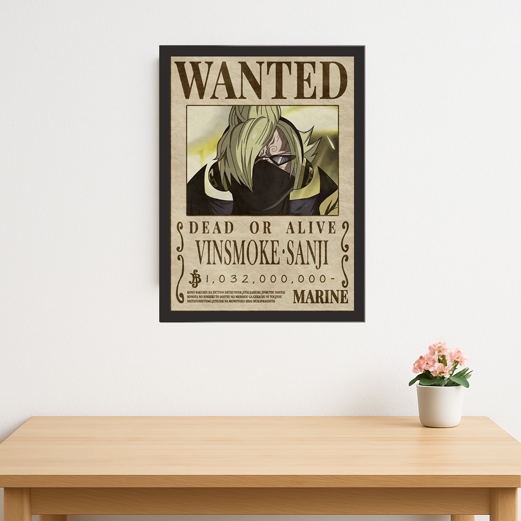 Sanji wanted poster