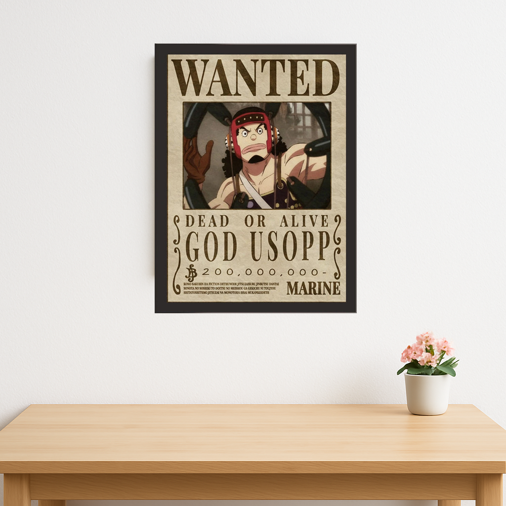 God usopp wanted poster