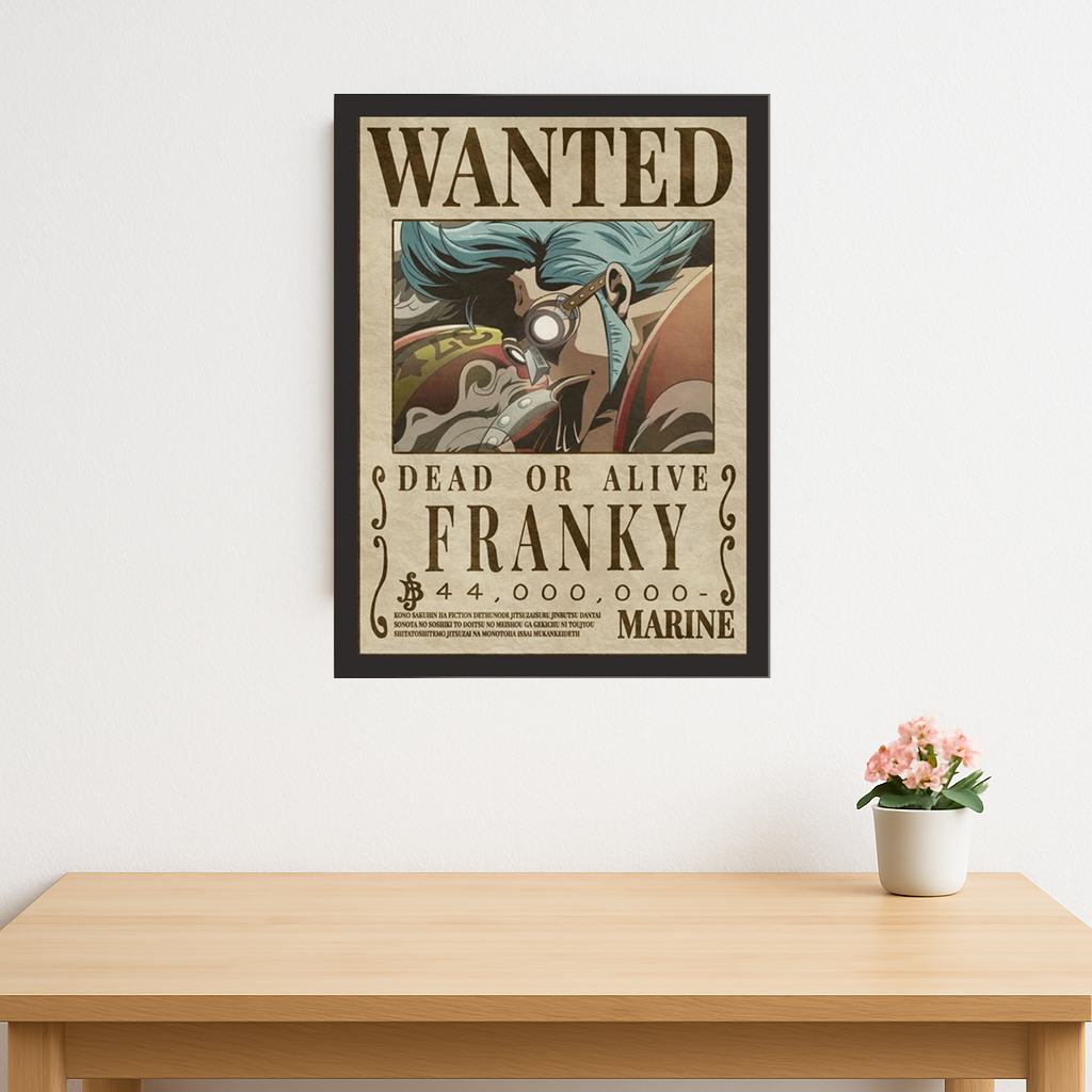Franky wanted poster