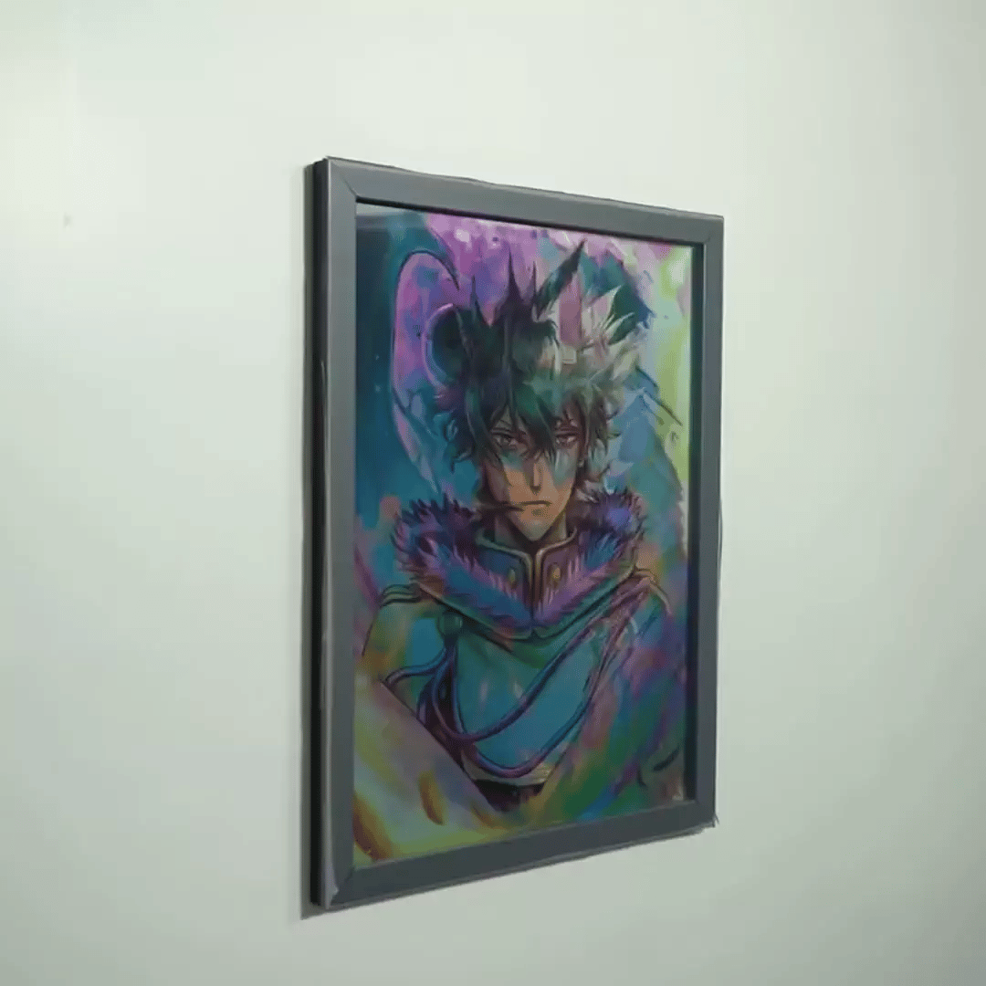 Black clover 3D poster