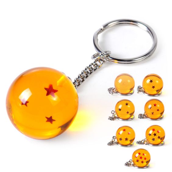Dragon ball PVC Keychain