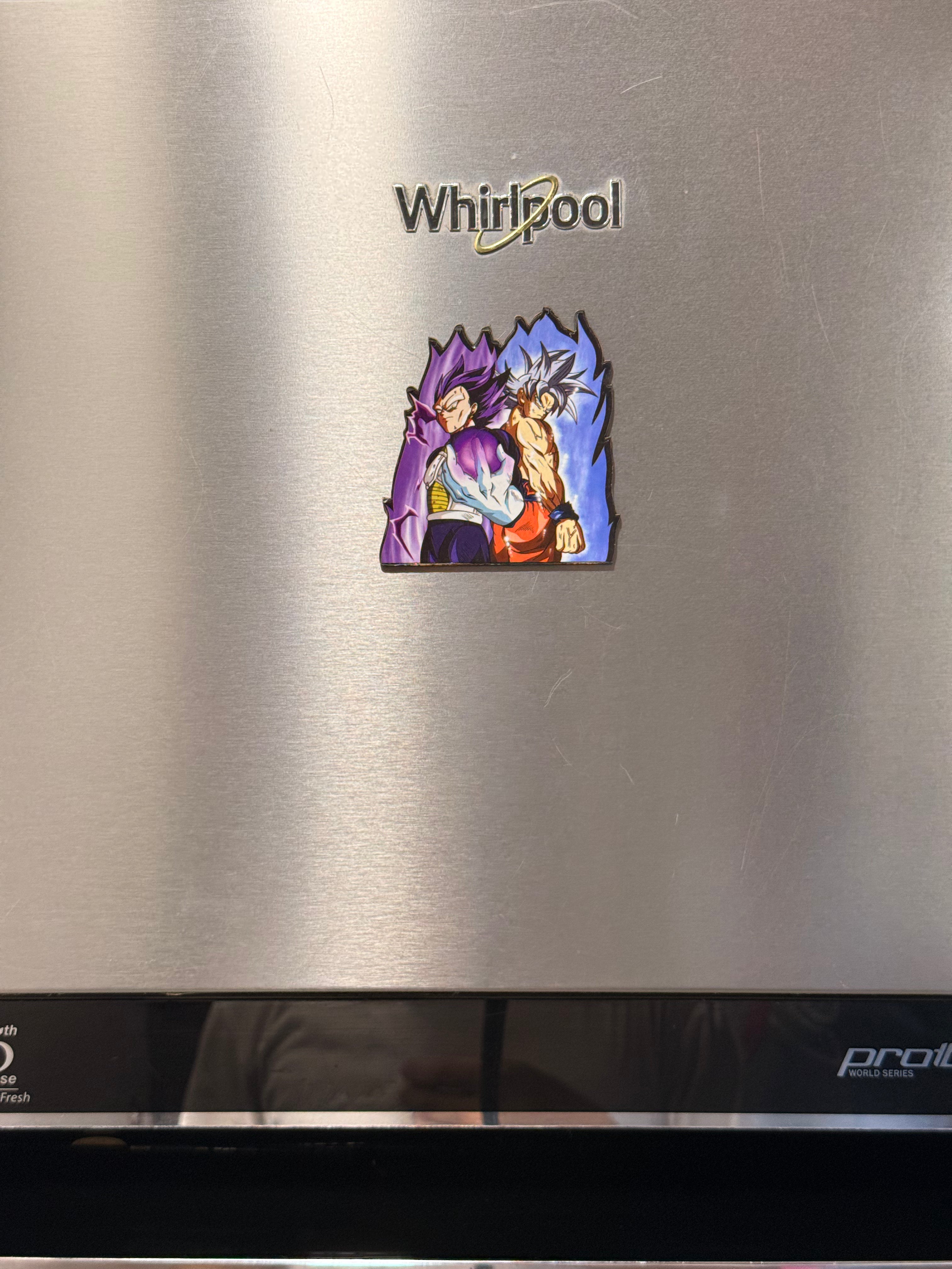 GokuxVegeta fridge magnet