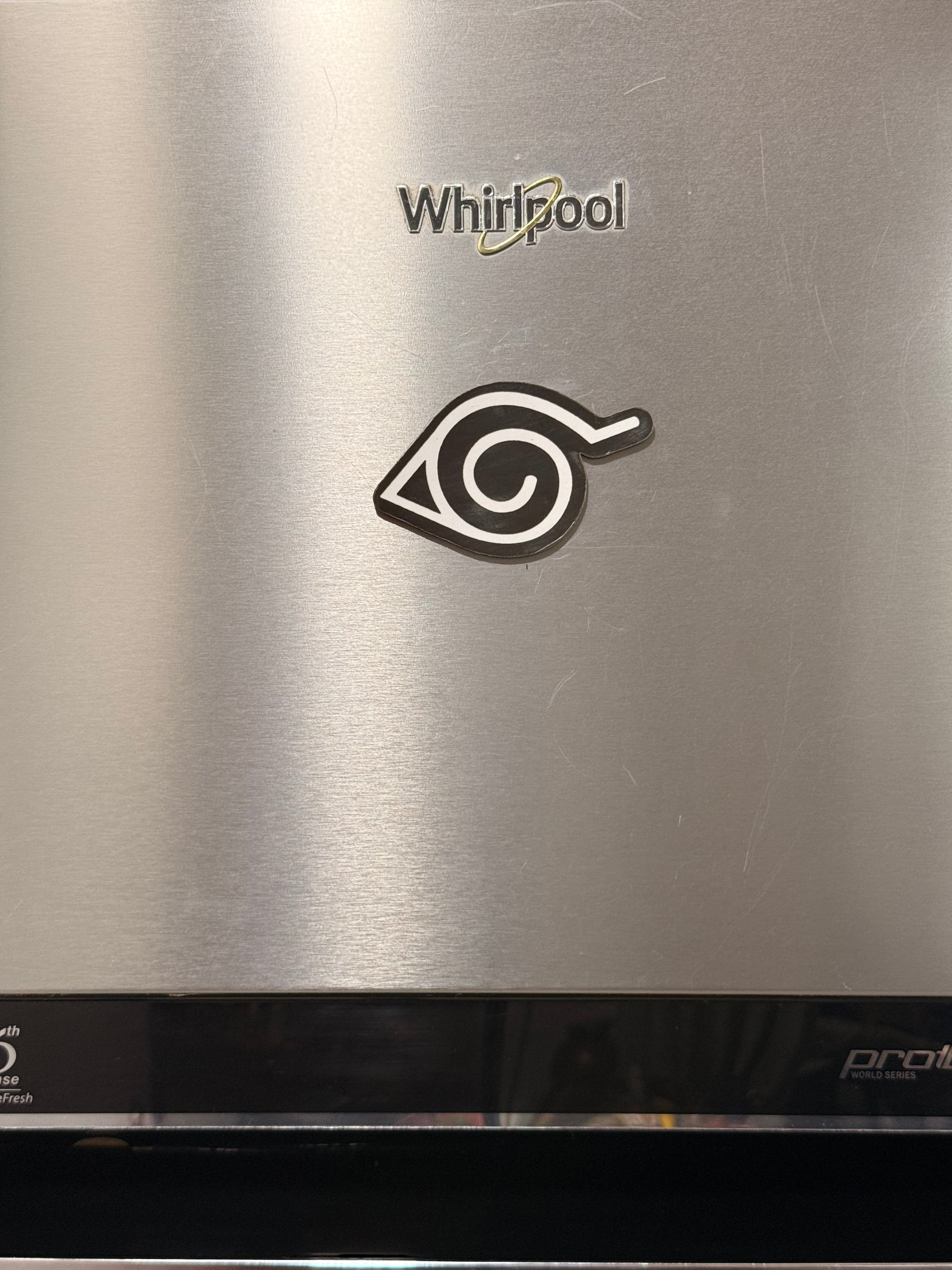 Konoha fridge magnet