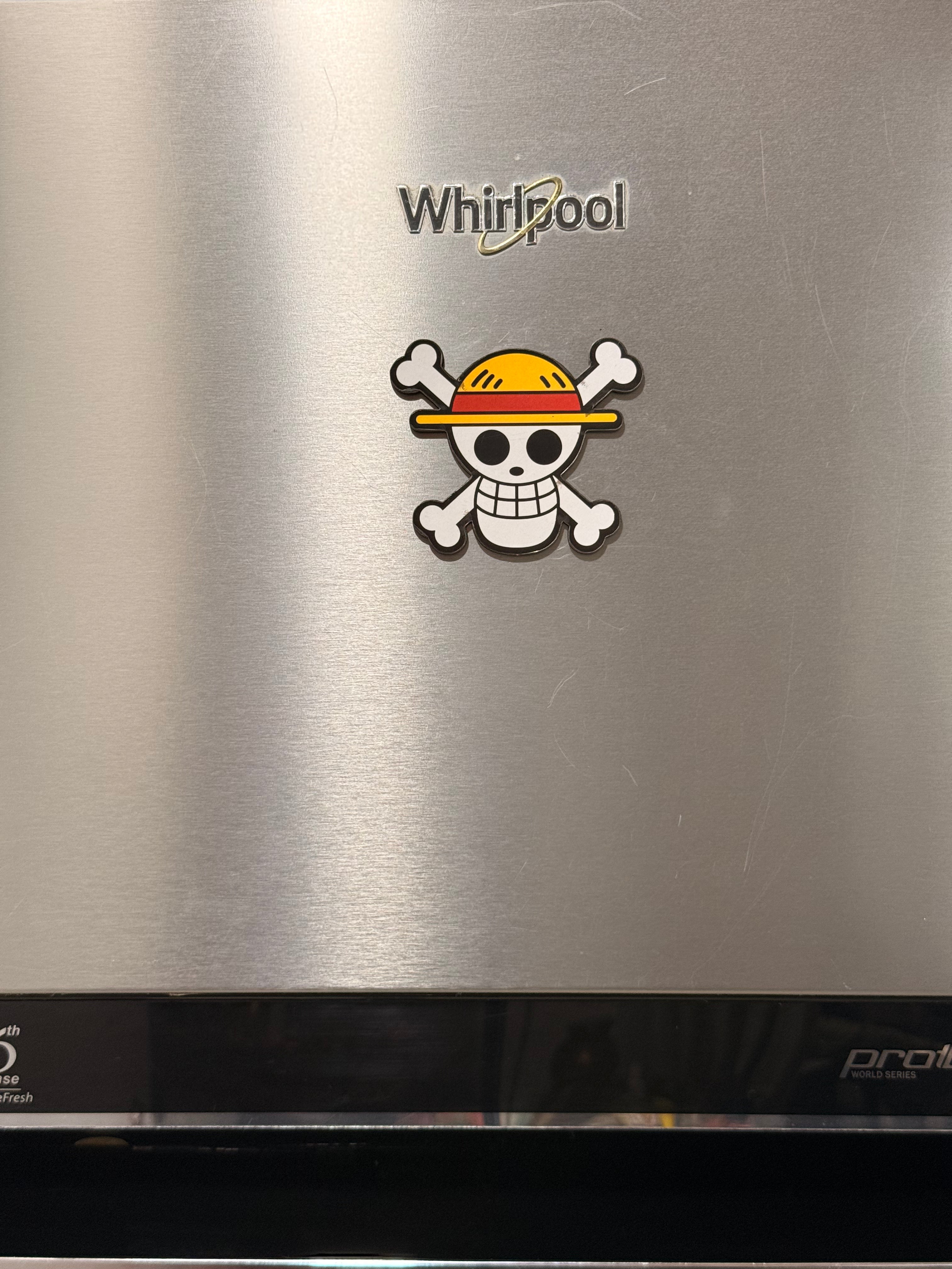 Strawhat fridge magnet