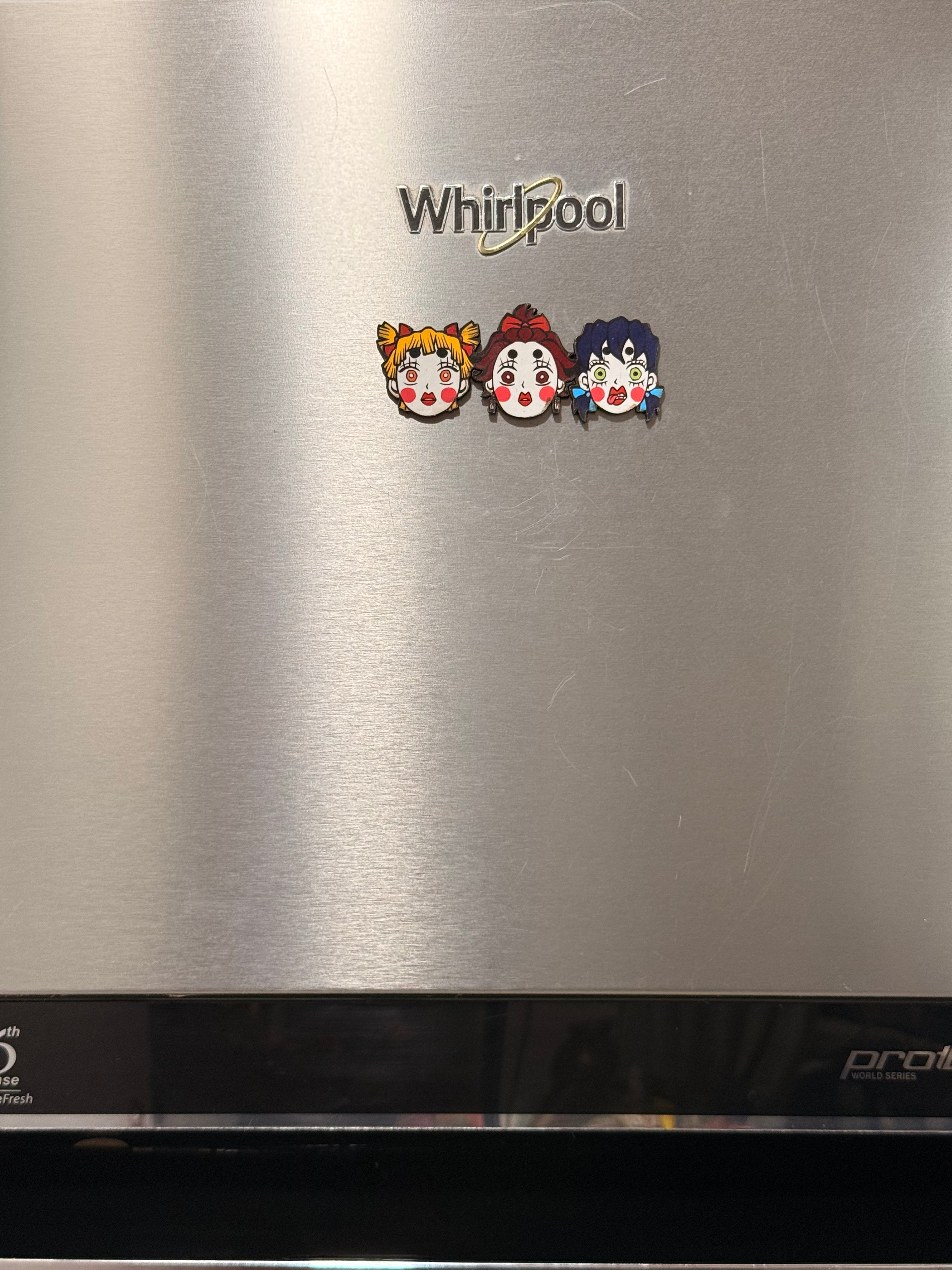 Demon slayer beauties fridge magnet