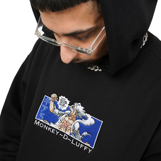 Luffy embroidered hoodie