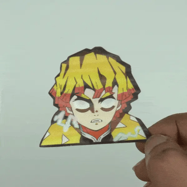 Zenitsu mini 3D sticker