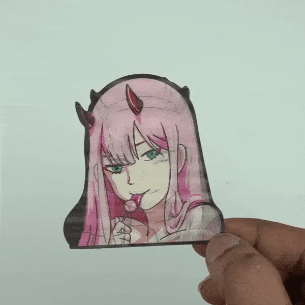 Zero two mini 3D sticker