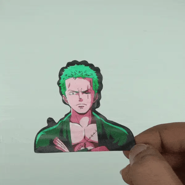 Zoro mini 3D sticker