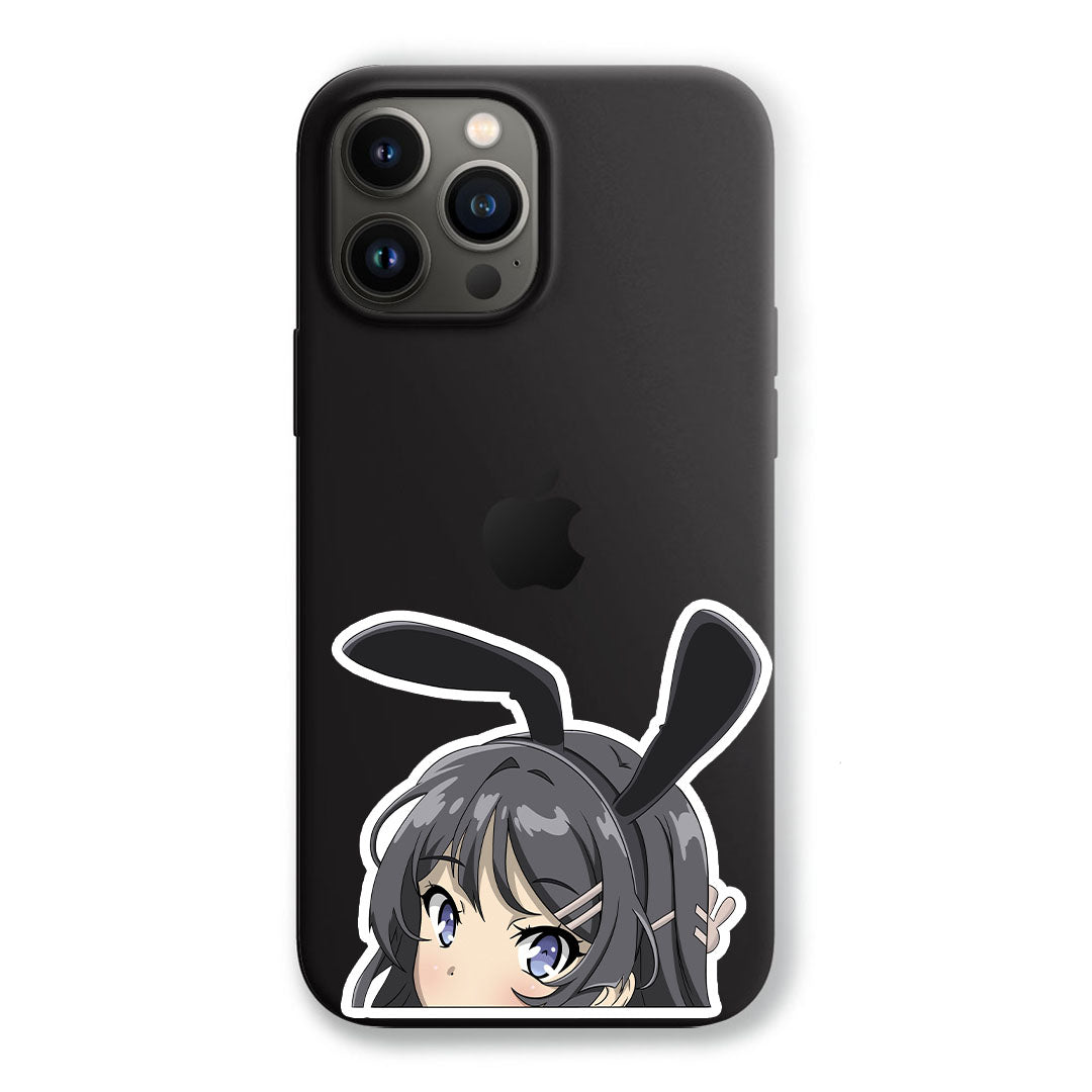 Bunny Senpai peeker Sticker