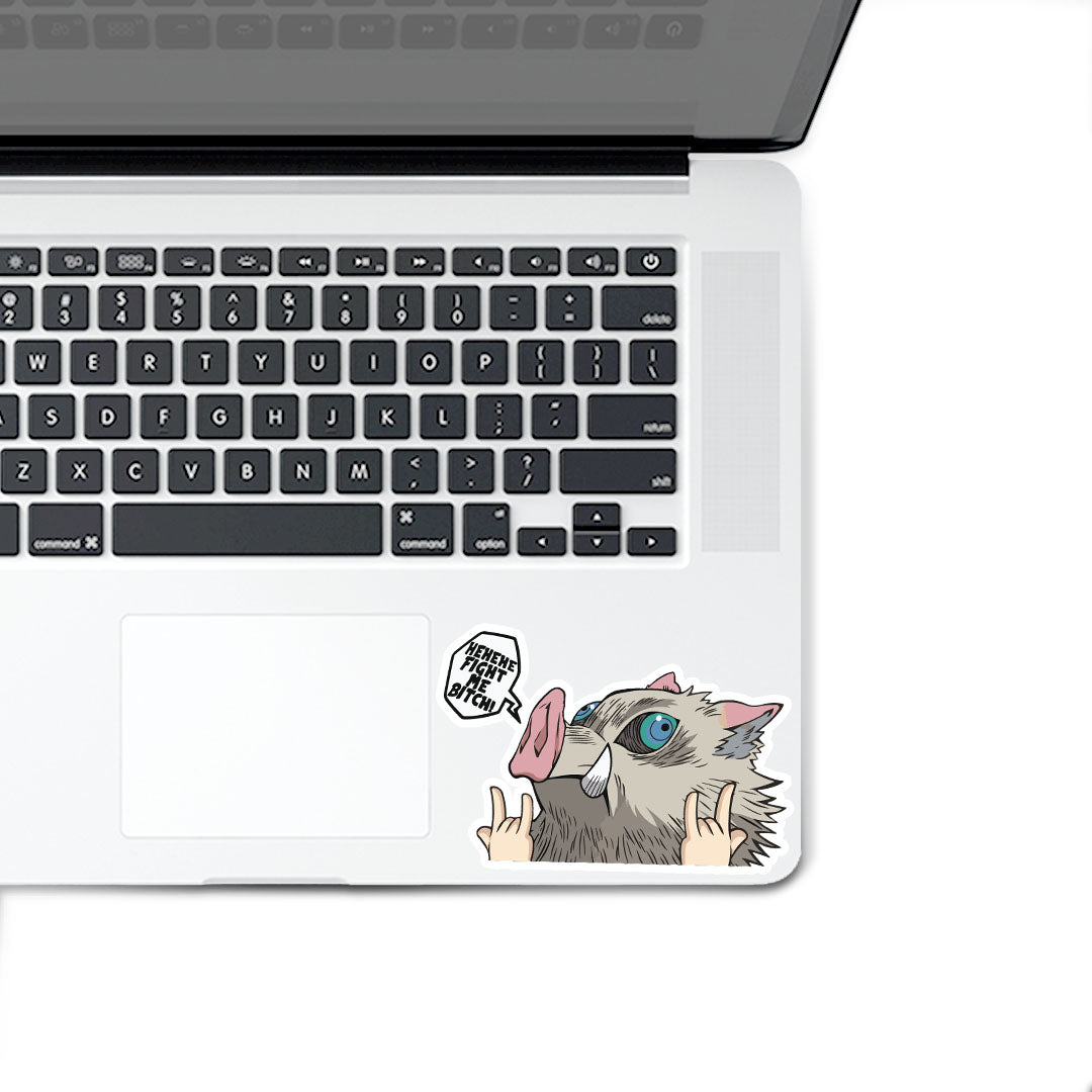 Inosuke peeker Sticker