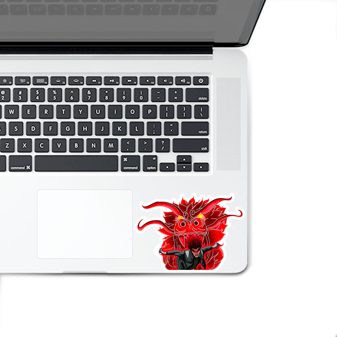 Might guy peeker Sticker