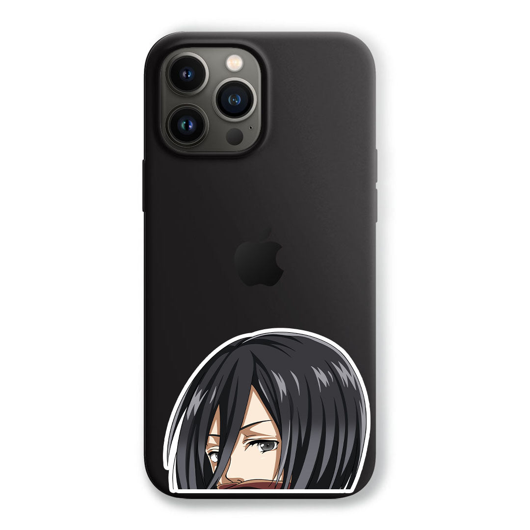 Mikasa peeker Sticker