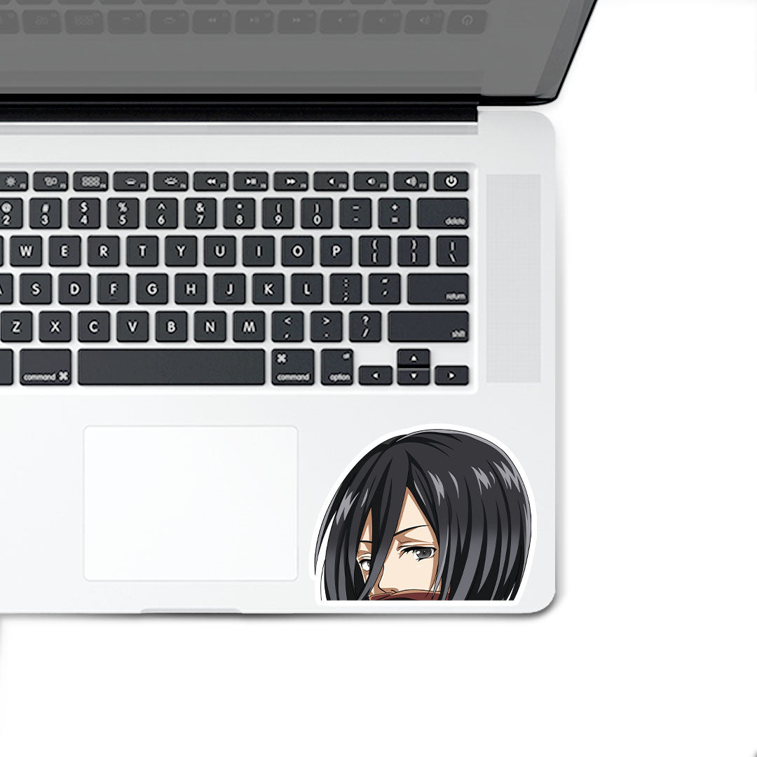 Mikasa peeker Sticker