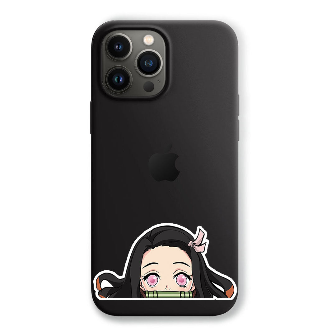 Nezuko peeker Sticker