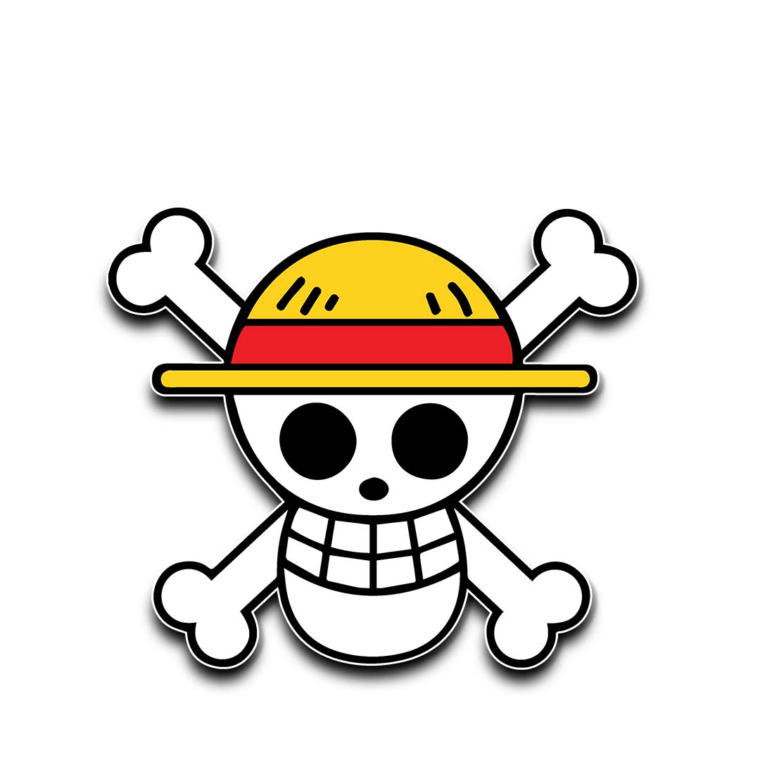 Strawhat peeker Sticker