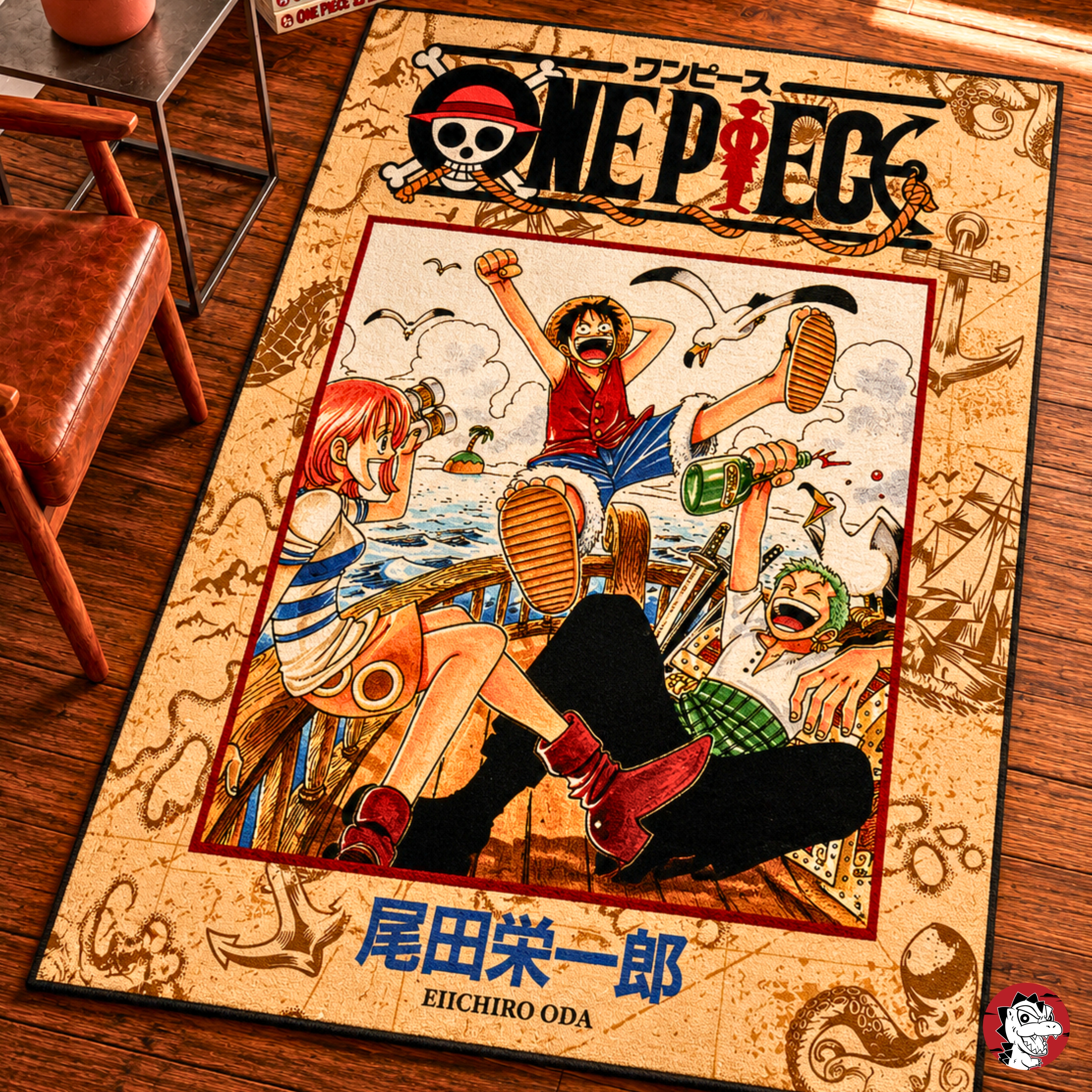 One piece rug