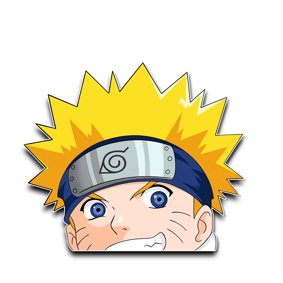 Naruto peeker Sticker