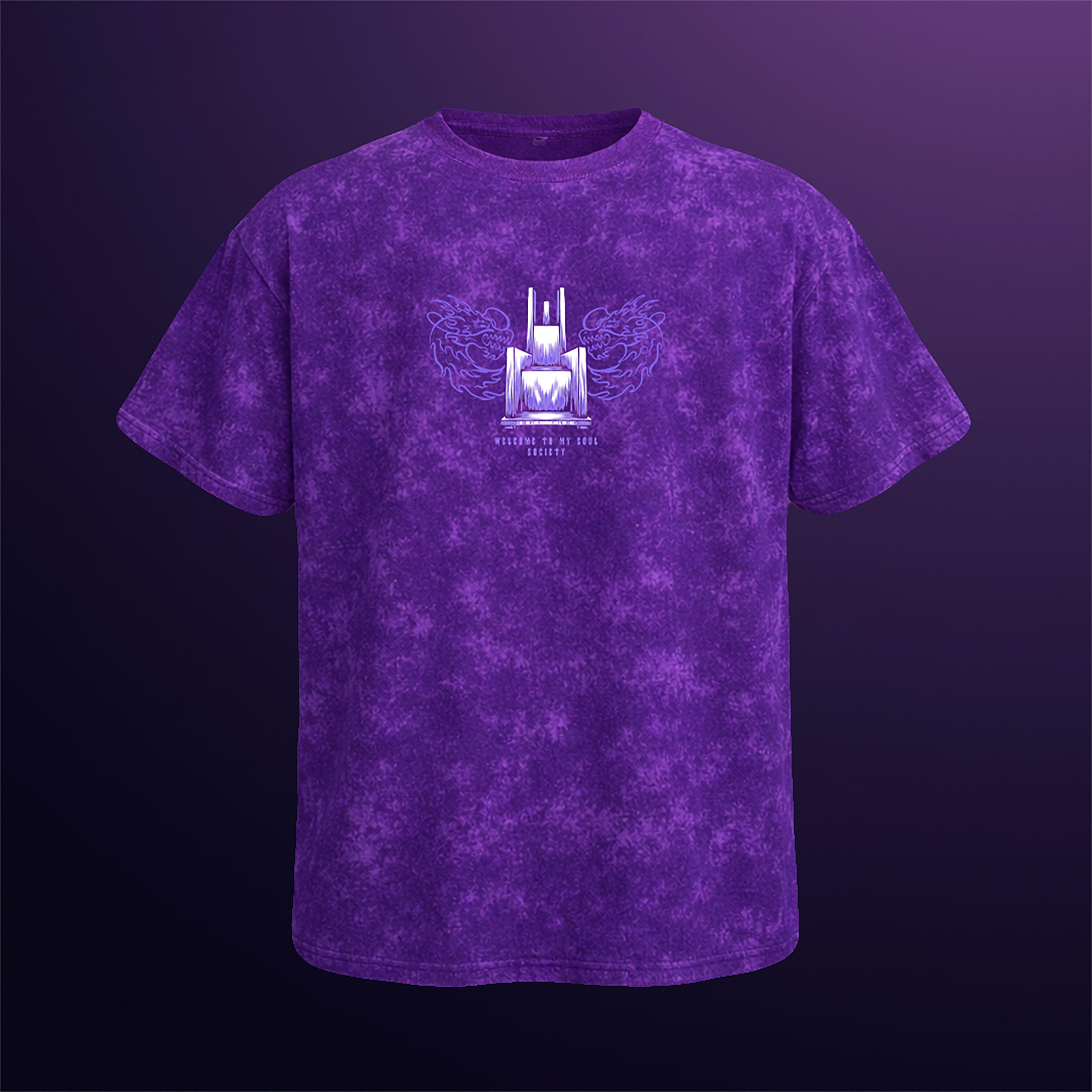 Aizen washed oversized T-Shirt