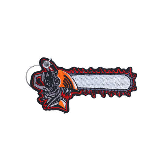 Chainsawman embroidered keytag