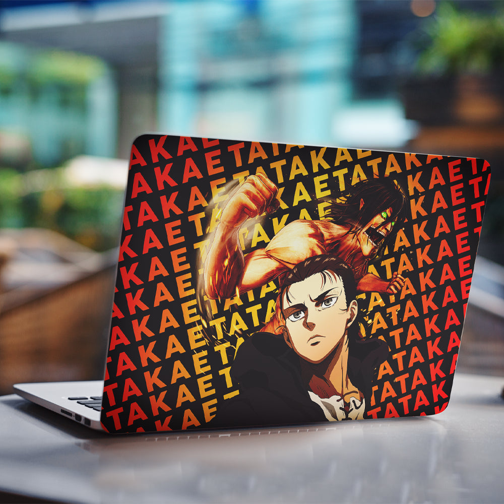 Eren Yeager laptop skin