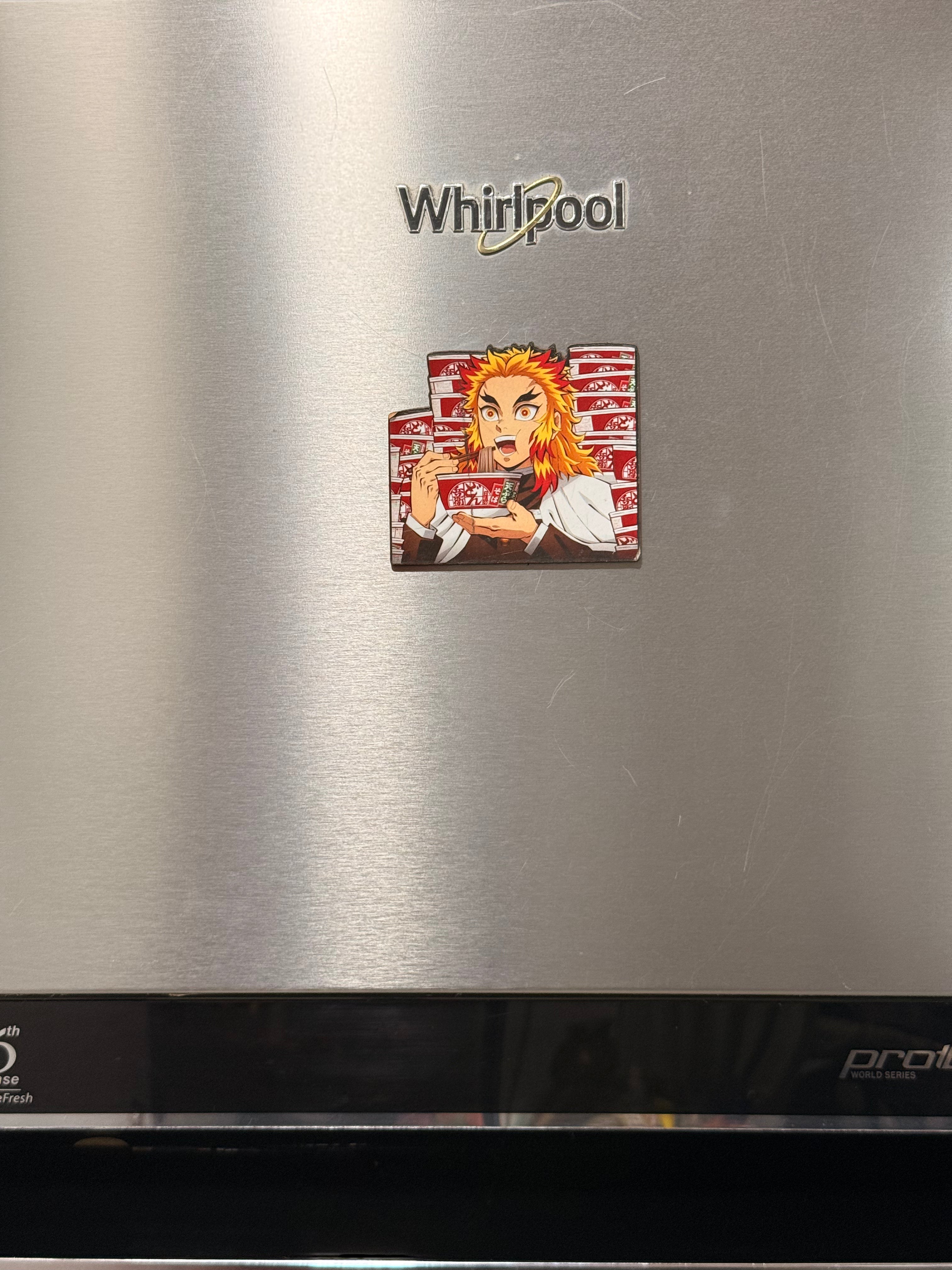 Rengoku fridge magnet