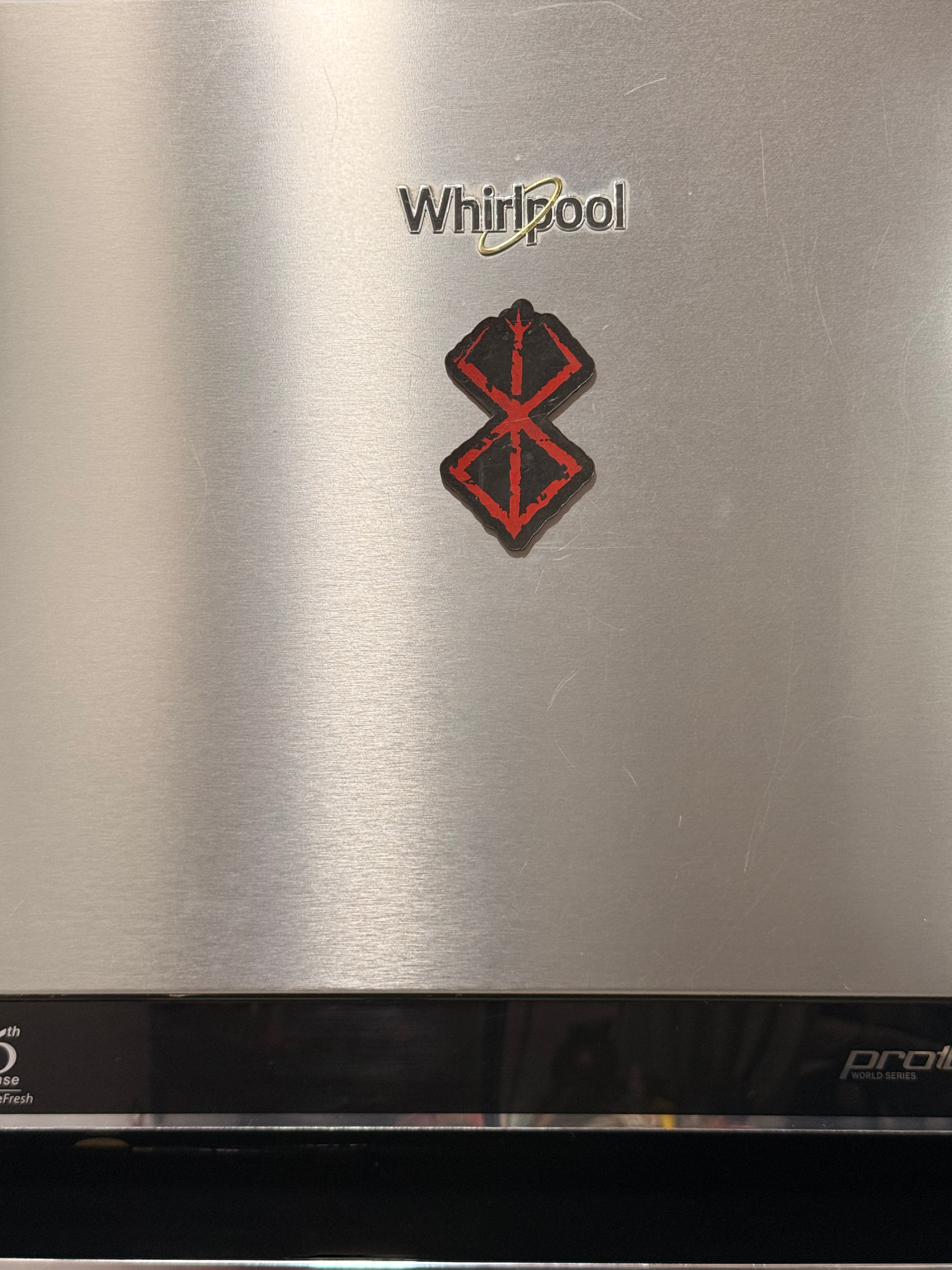 Mark of sacrifice fridge magnet