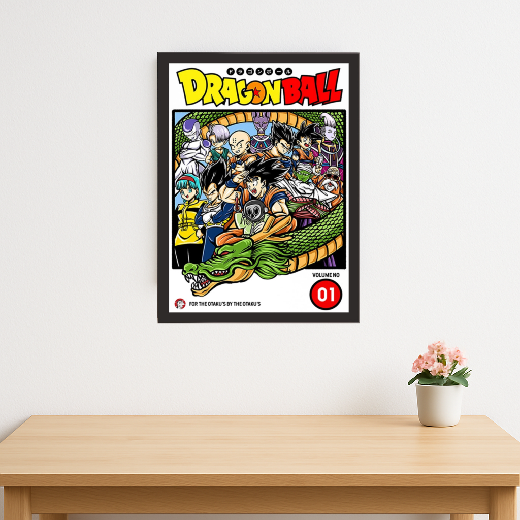 Dragon ball z tribute poster