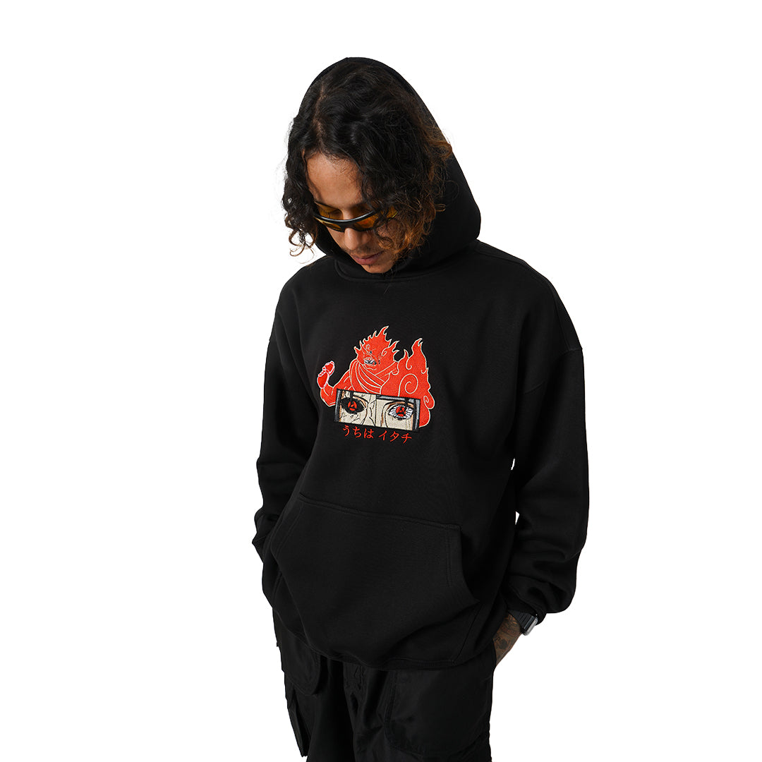 Itachi embroidered hoodie