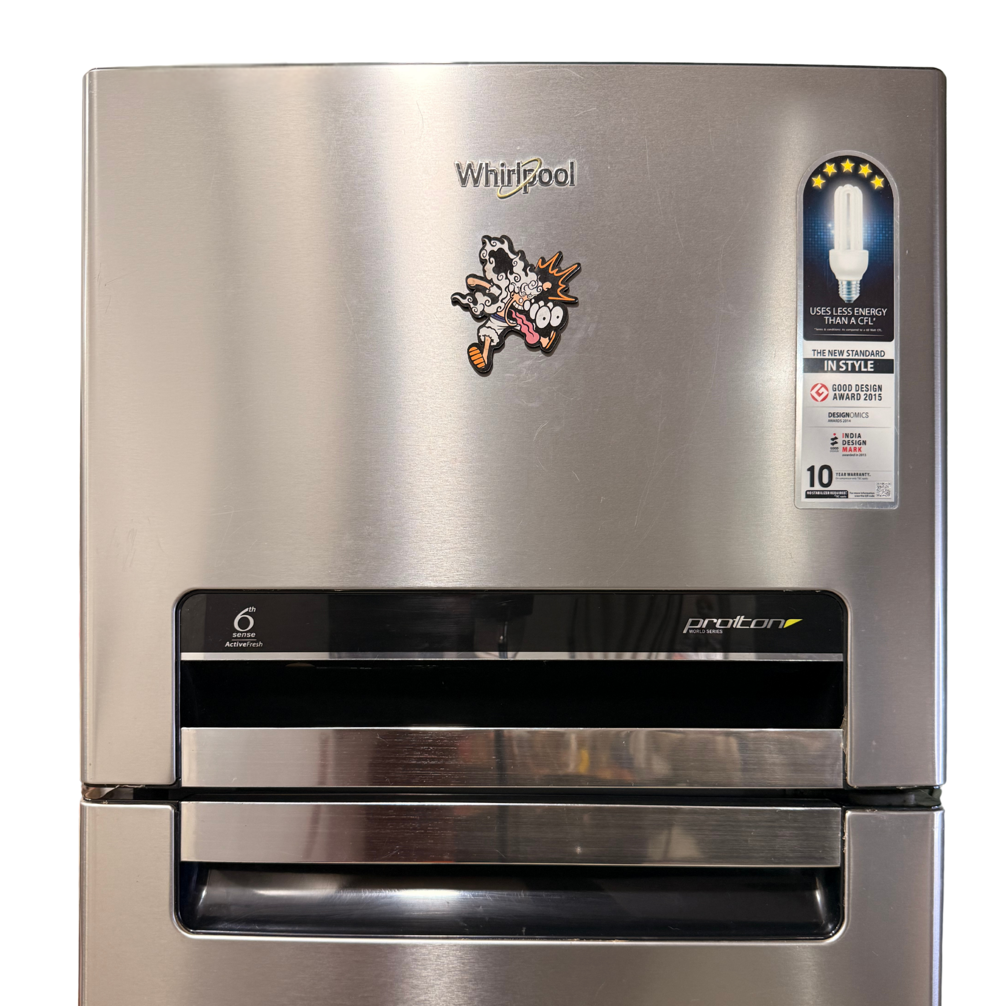 Luffy gear 5 fridge magnet