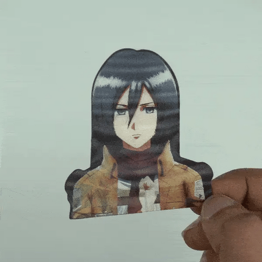 Mikasa mini 3D sticker