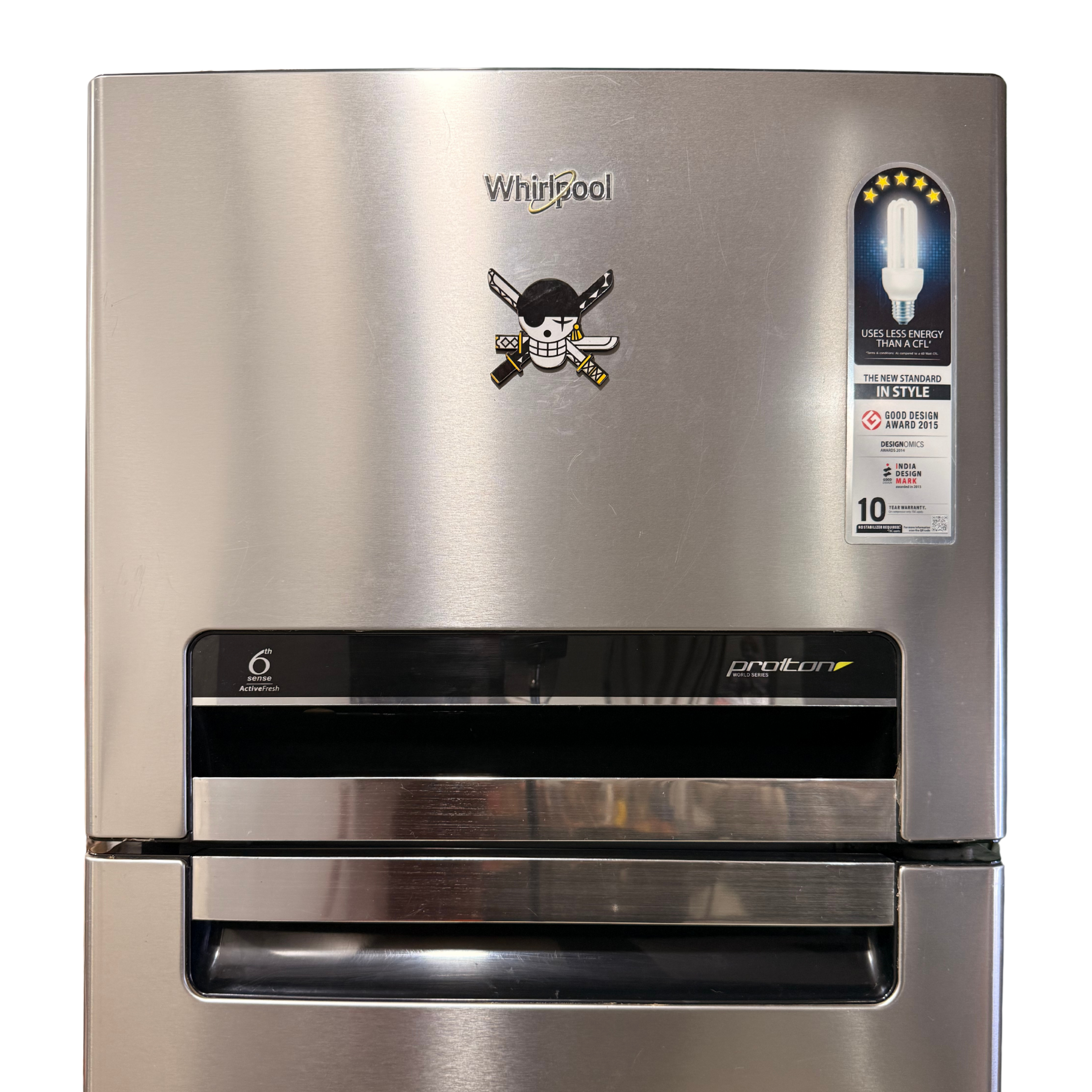 Zoro skull fridge magnet