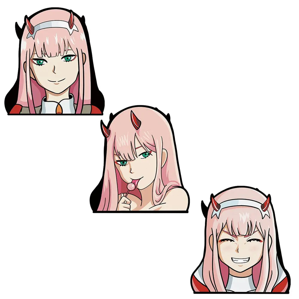 Zero two mini 3D sticker – Otakukulture