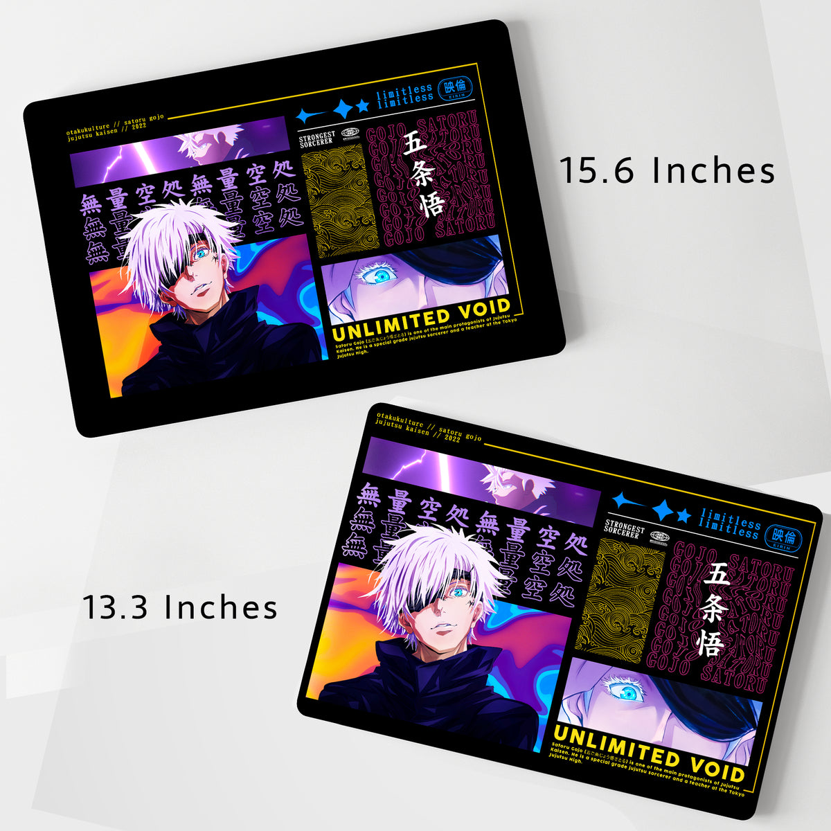 Gojo Computer Pointer Gojo laptop skin – Otakukulture