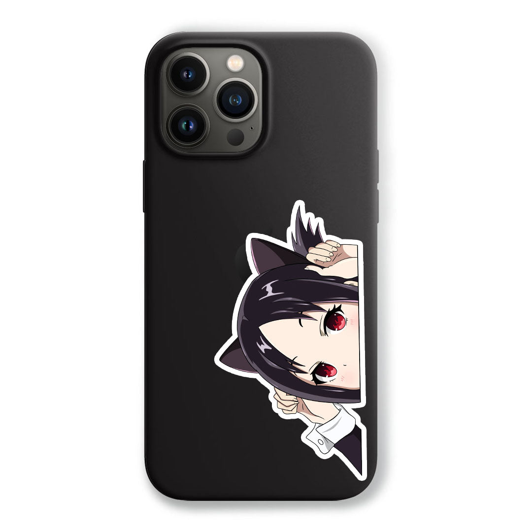 Kaguya sama peeker Sticker