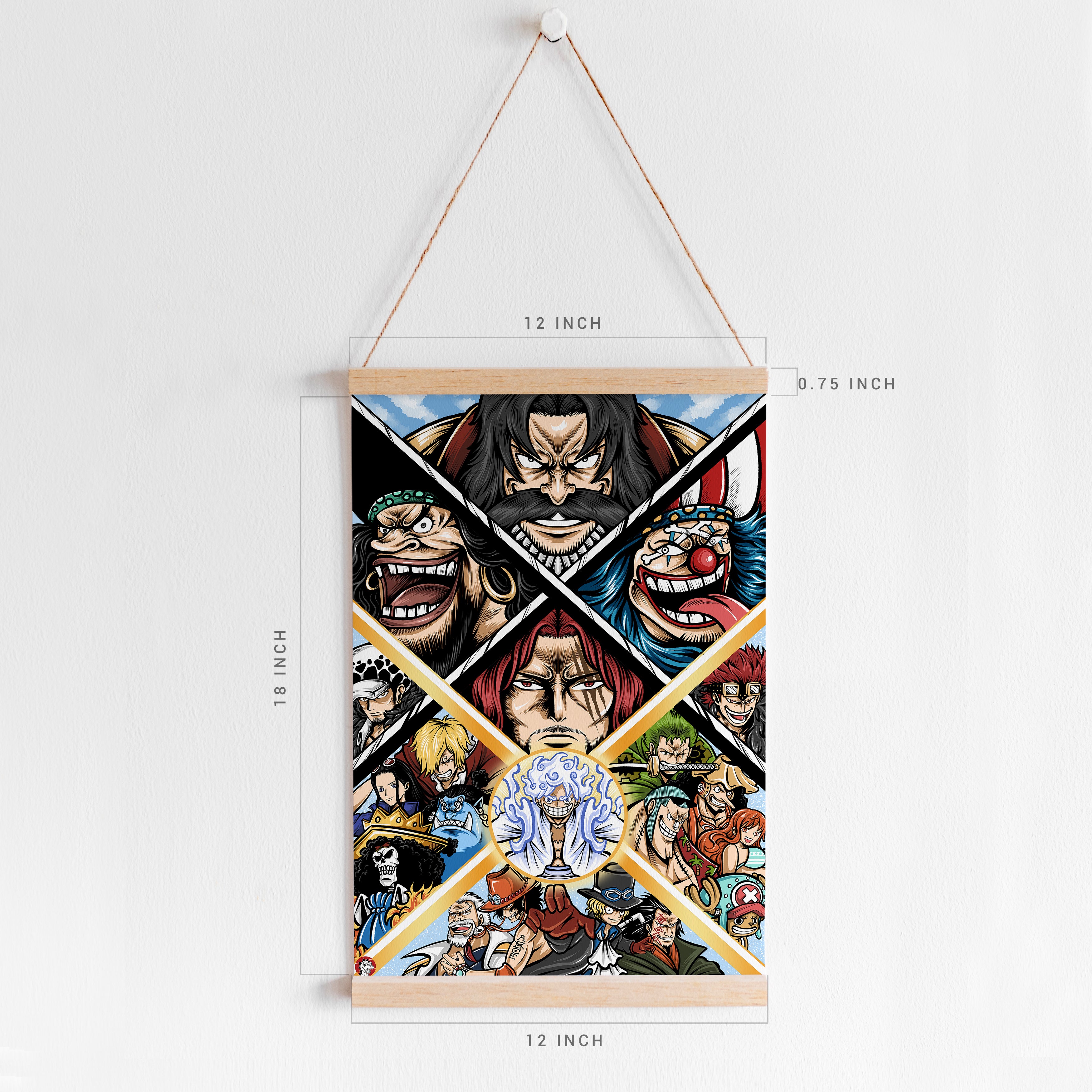 One piece legacy Canvas artwork