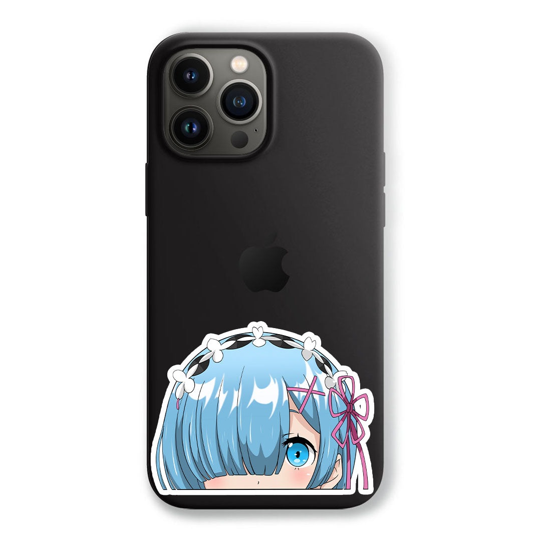 Rem peeker Sticker