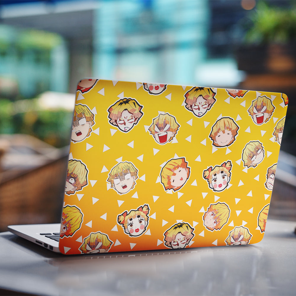 Zenitsu laptop skin