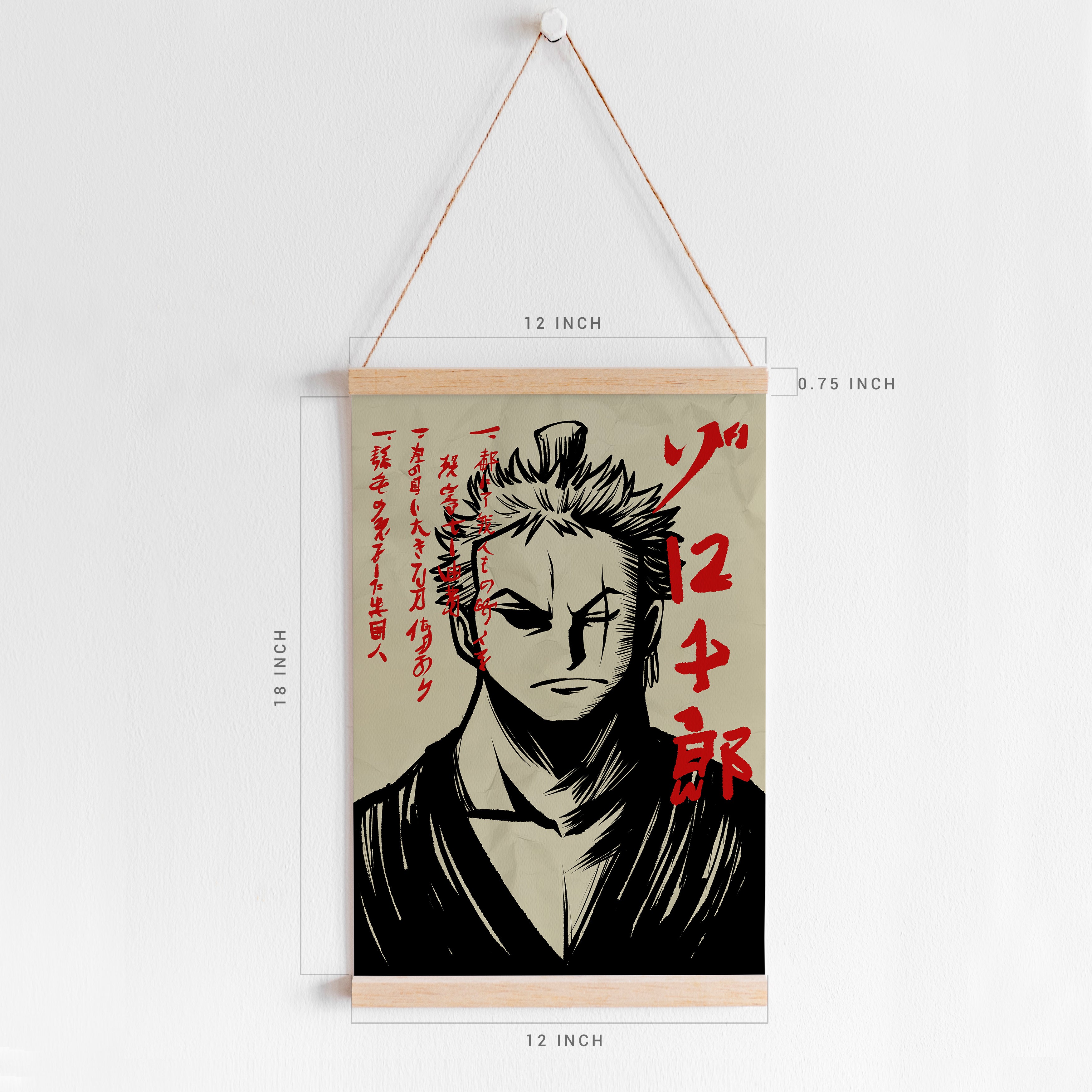 Zoro wano Canvas artwork